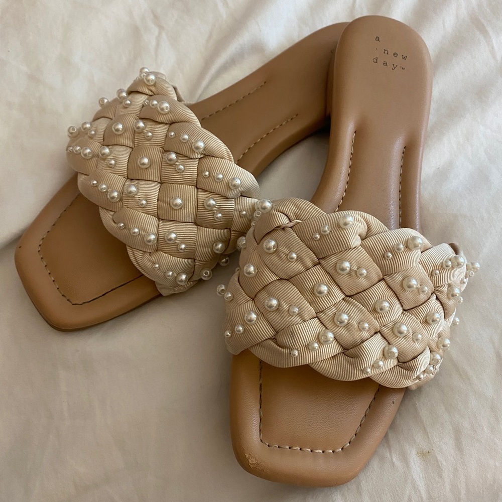 A New Day Pearl Embellished Sandals